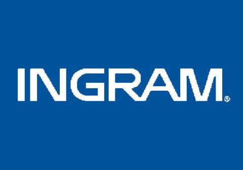 Ingram logo on blue background